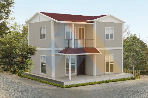 100 m² Prefabrik İki Katlı Ev